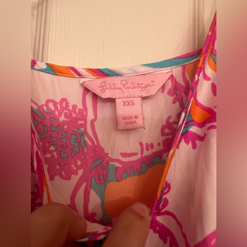 Lilly Pulitzer Deanna Feeling Tank Romper - Picture 3 of 3